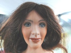 21 IN PORC DOLL WHITE FACE A